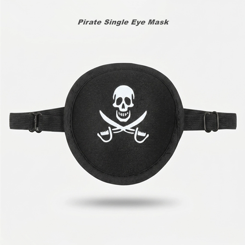 3D Printing Mask - Penutup Mata 3D Gaya Bajak Laut,