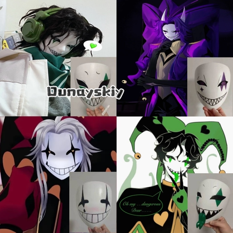 3D Printing Mask - Kostum Cosplay Sirkus Game Anime Masker