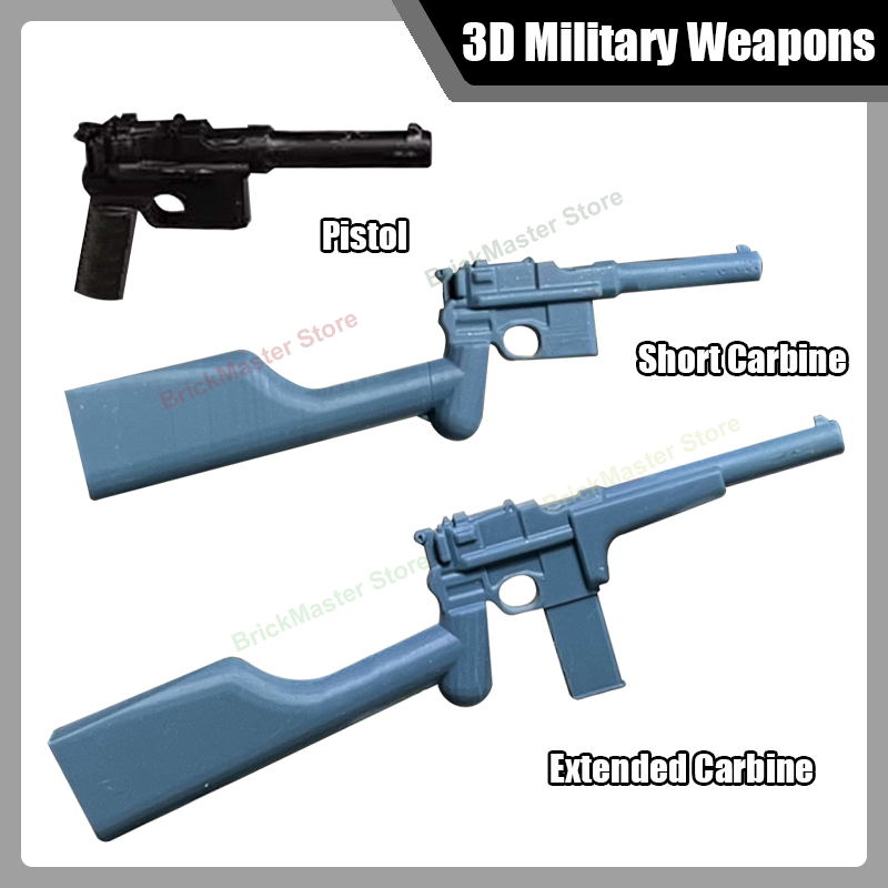 3D Printing Lego Bricks - MOC Militer Perang Tentara Blok Bangunan