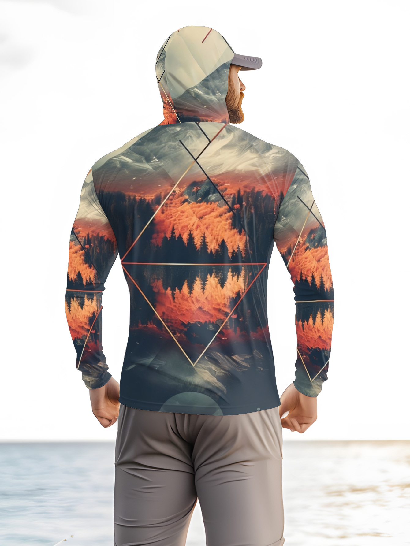 Hoodie Pancing Pria untuk Akti - 3D Printing Mask ulasan dan harga