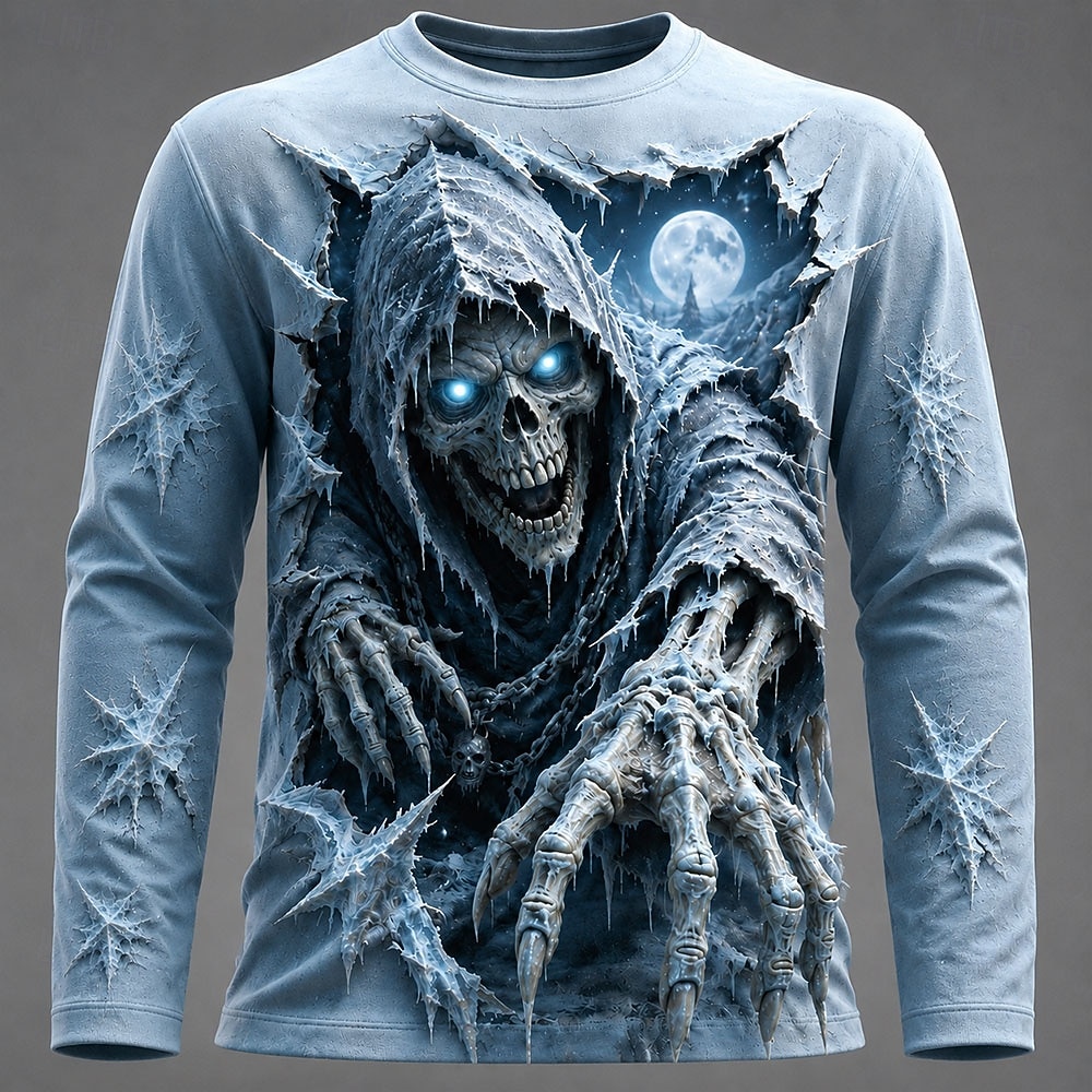 Kaos Pria Halloween dengan Gra - 3D Printing Custom ulasan dan harga
