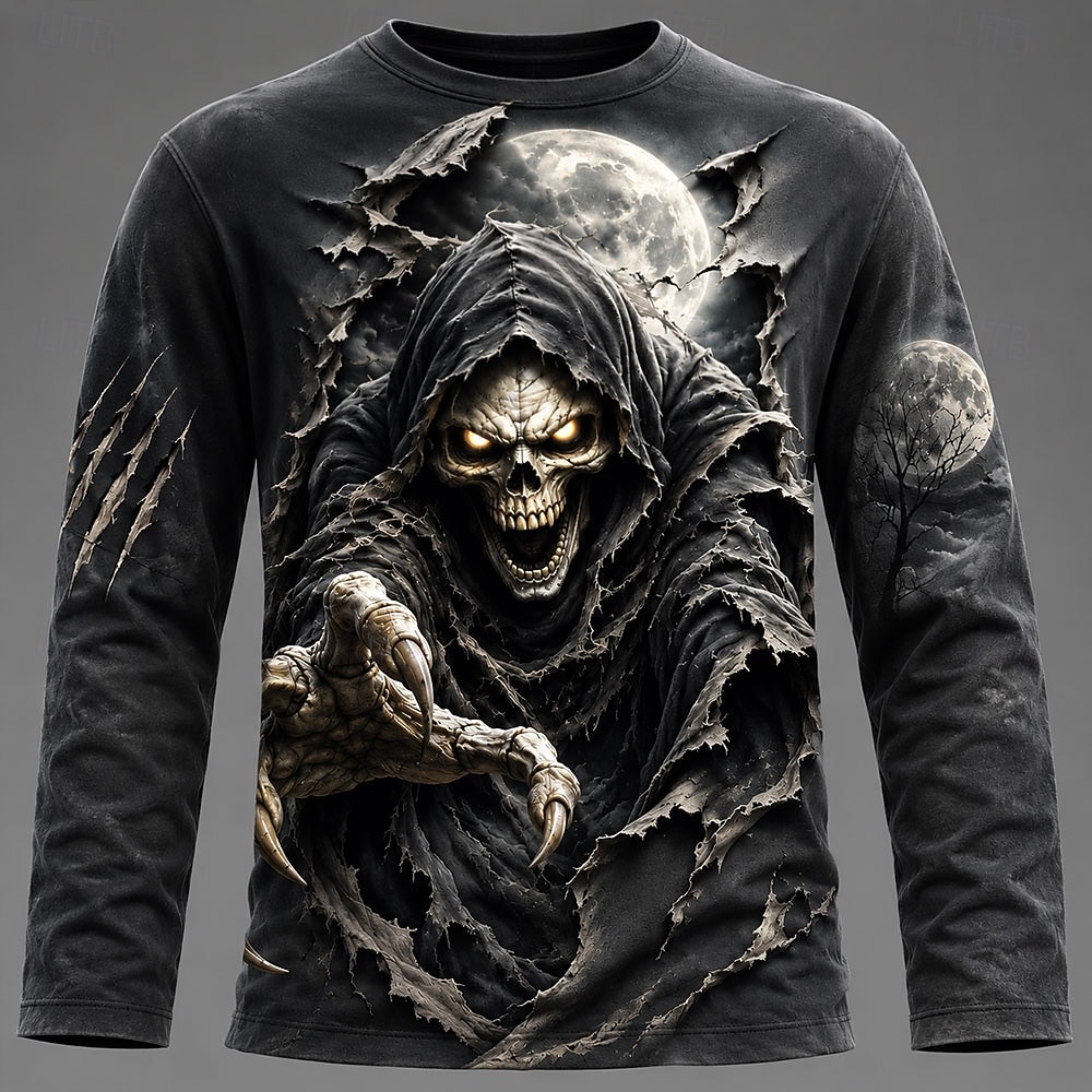 Kaos Pria Halloween dengan Gra - 3D Printing Custom ulasan dan harga