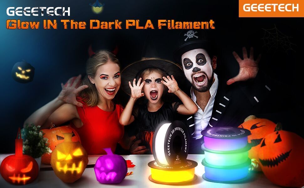 GEEETECH Glow PLA 1.75mm 1kg M - 3D Printing Nylon ulasan dan harga